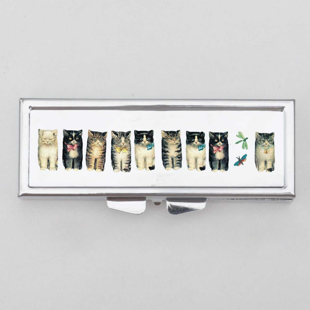 Cats Rectangle Pill Box