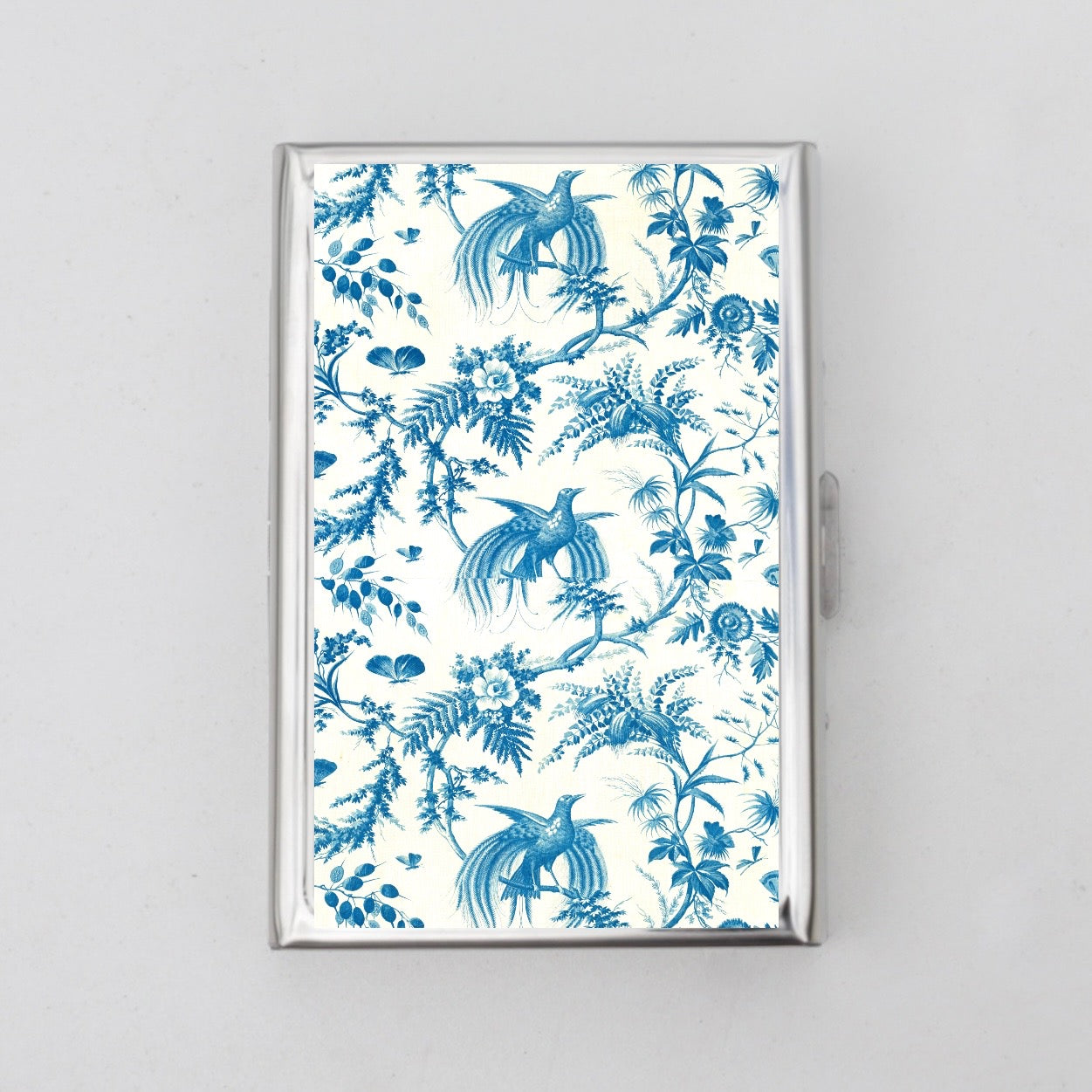 Blue Birds Card Holder OR Cigarette Case