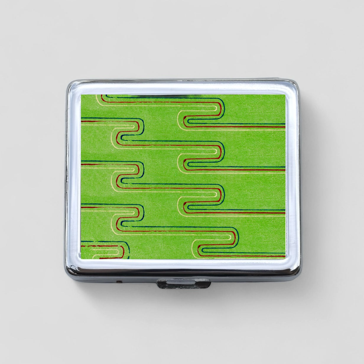 Green Swirl 8 Day Pill Box