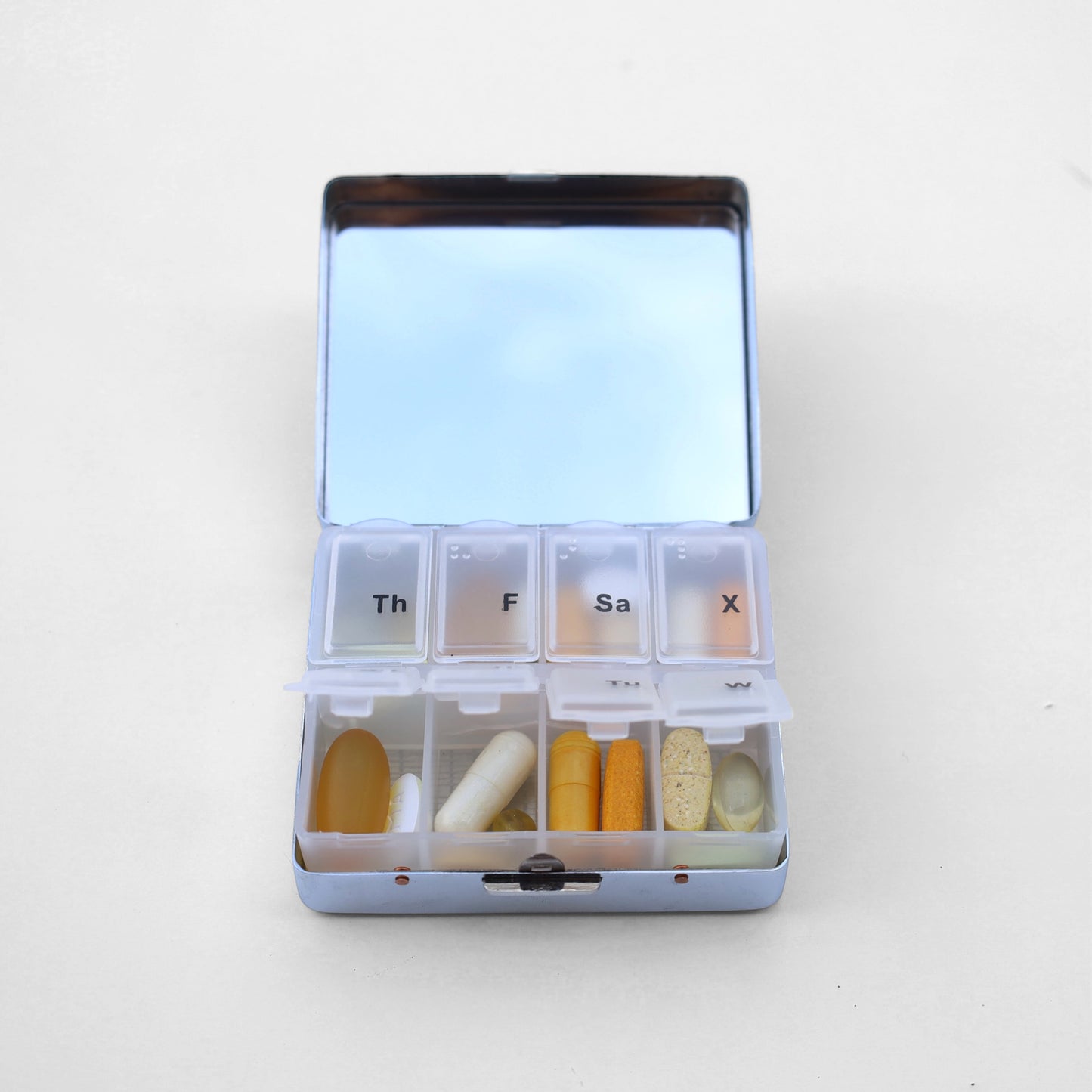 Art Nouveau 8 Day Pill Box