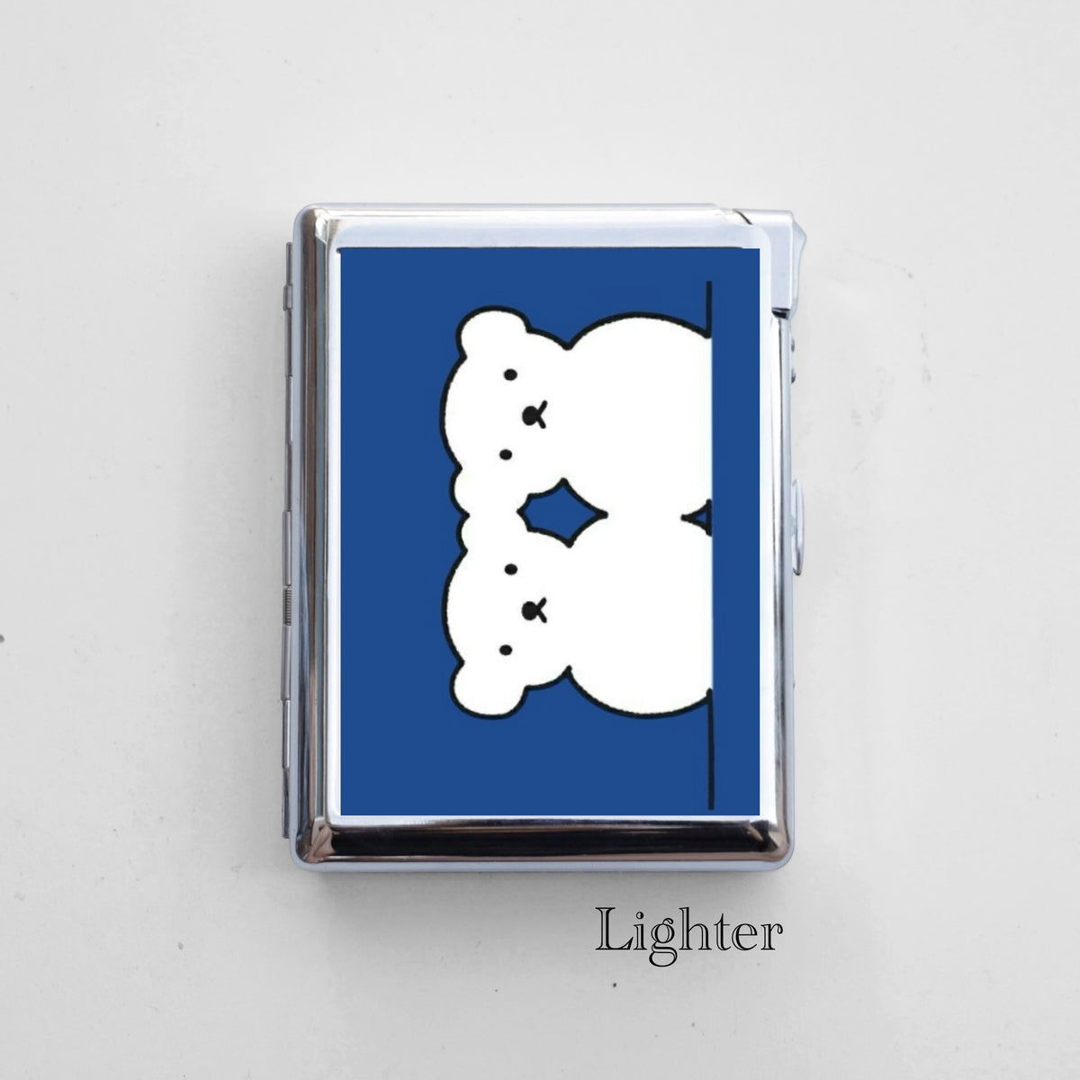 Bunny Cigarette Case with Built-In Lighter