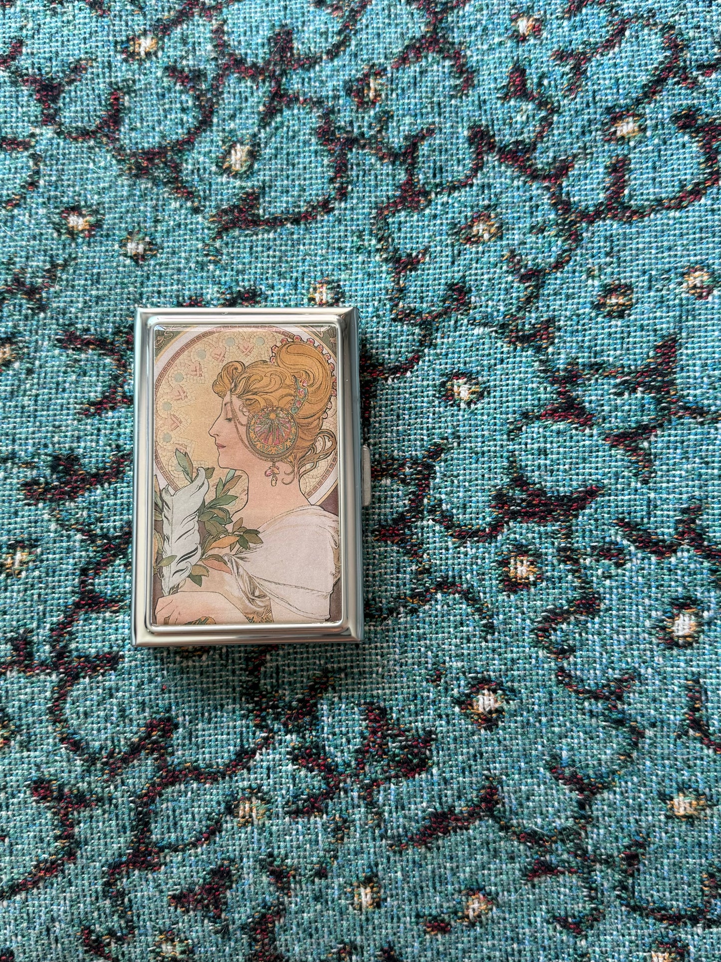 Alphonse Mucha Card Holder OR Cigarette Case