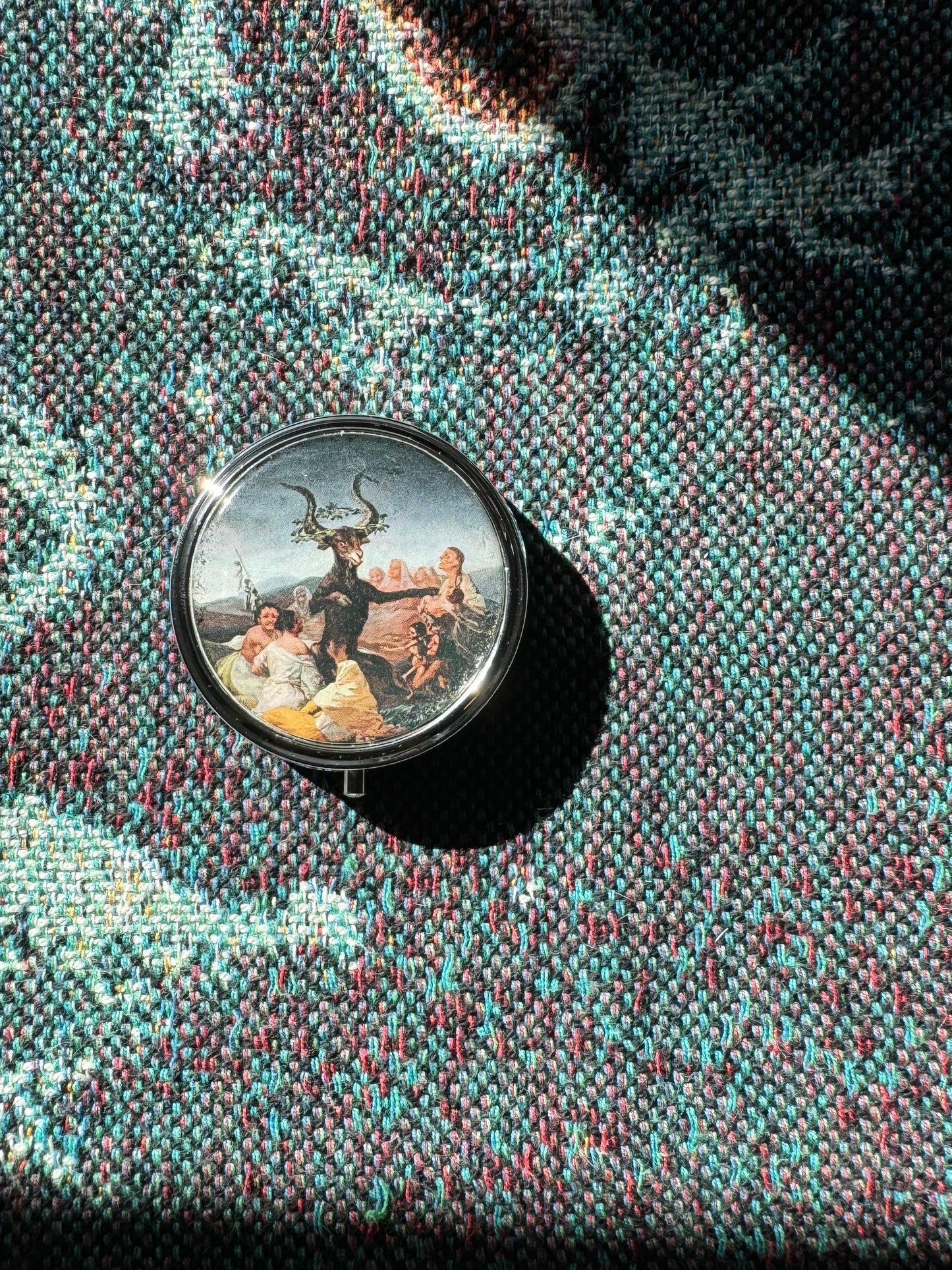 Witches Sabbath Compact Mirror OR Pill Box