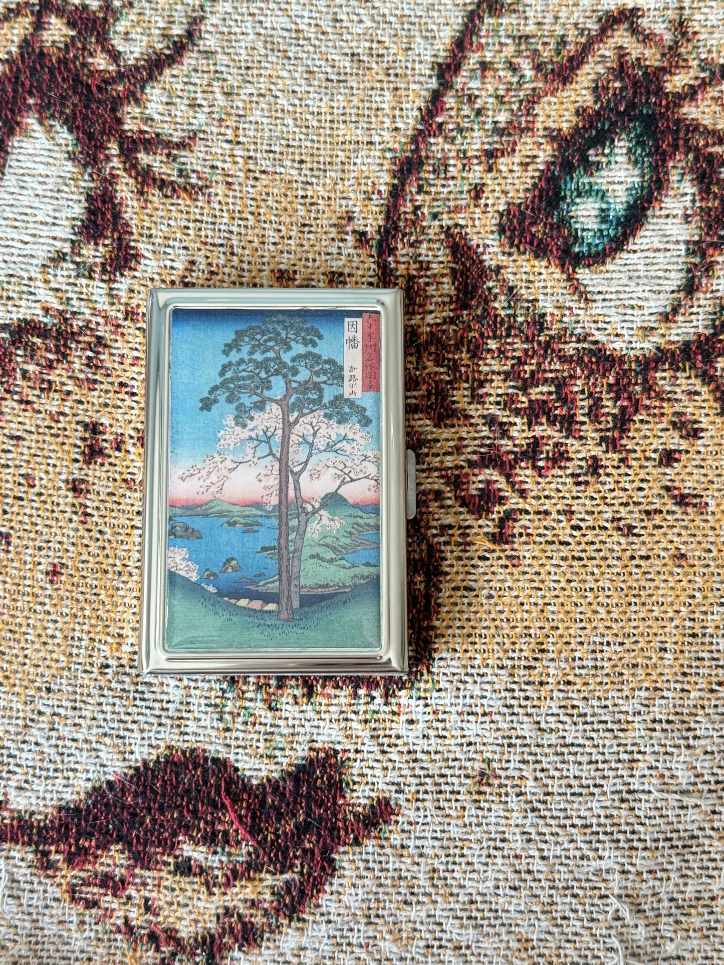 Japanese Tree Card Holder OR Cigarette Case