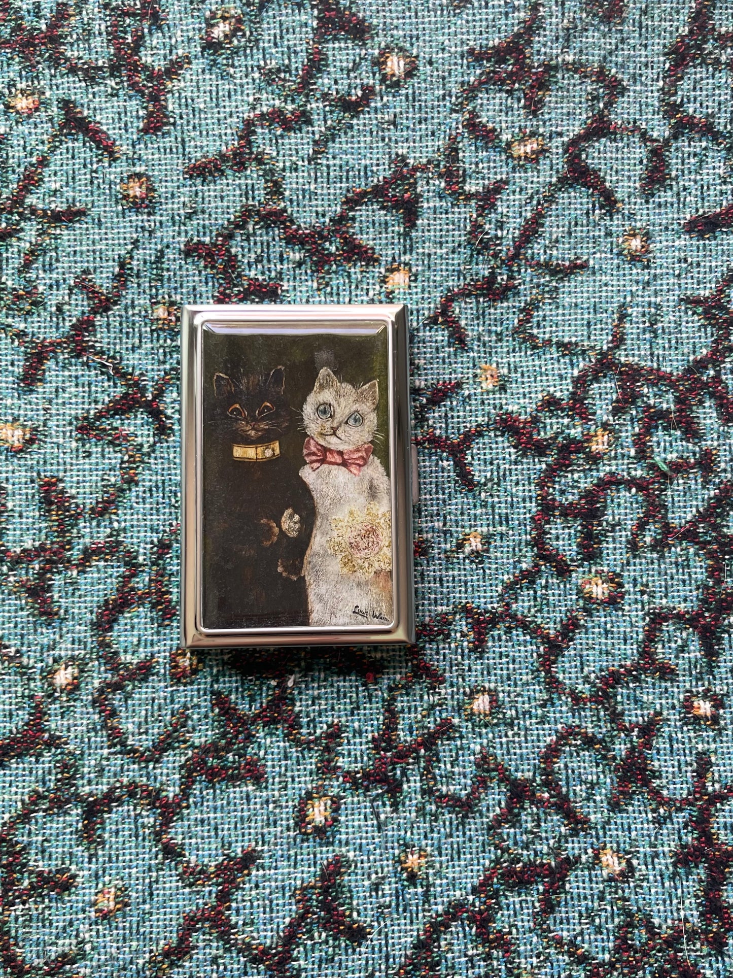 Cat Couple Card Holder OR Cigarette Case