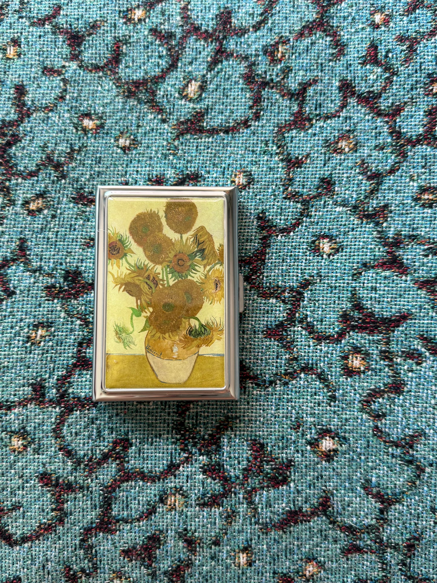 Sunflowers Card Holder OR Cigarette Case