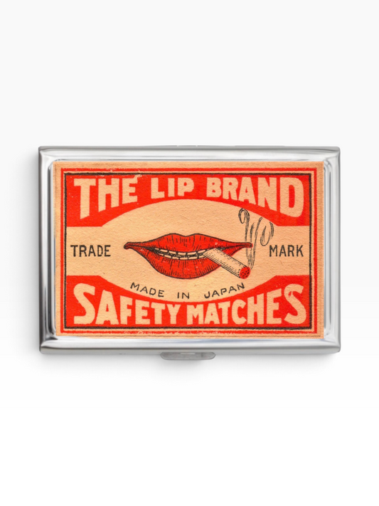 Vintage Matchbox Card Holder OR Cigarette Case