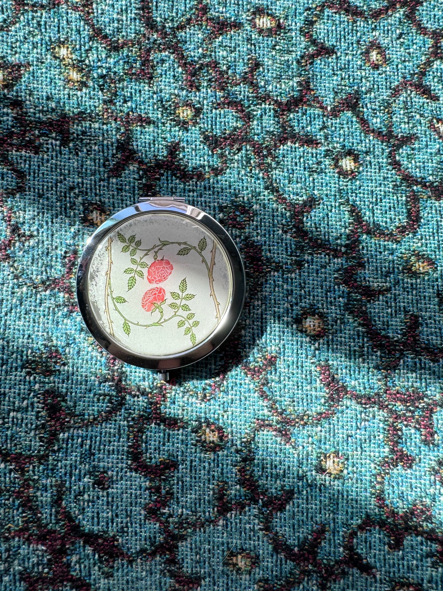 Rose Compact Mirror OR Pill Box