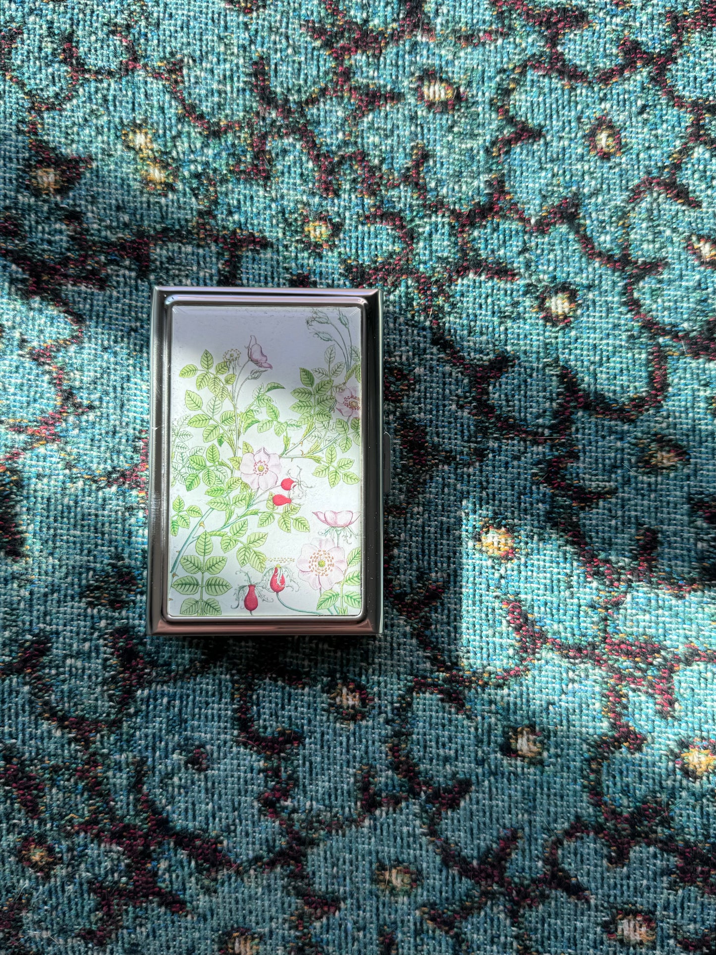 Floral Card Holder OR Cigarette Case