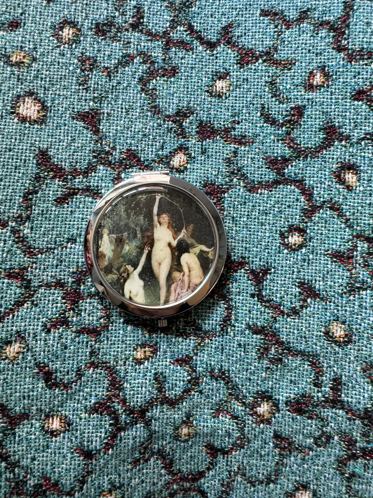 Nymphs in the Forest Compact Mirror OR Pill Box