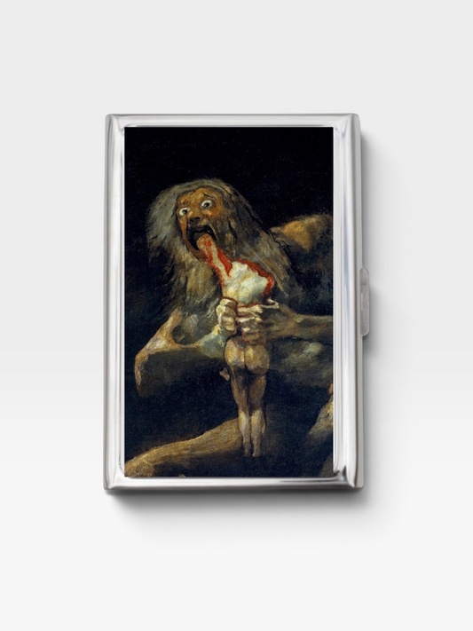 Saturn Devouring His Son Card Holder OR Cigarette Case