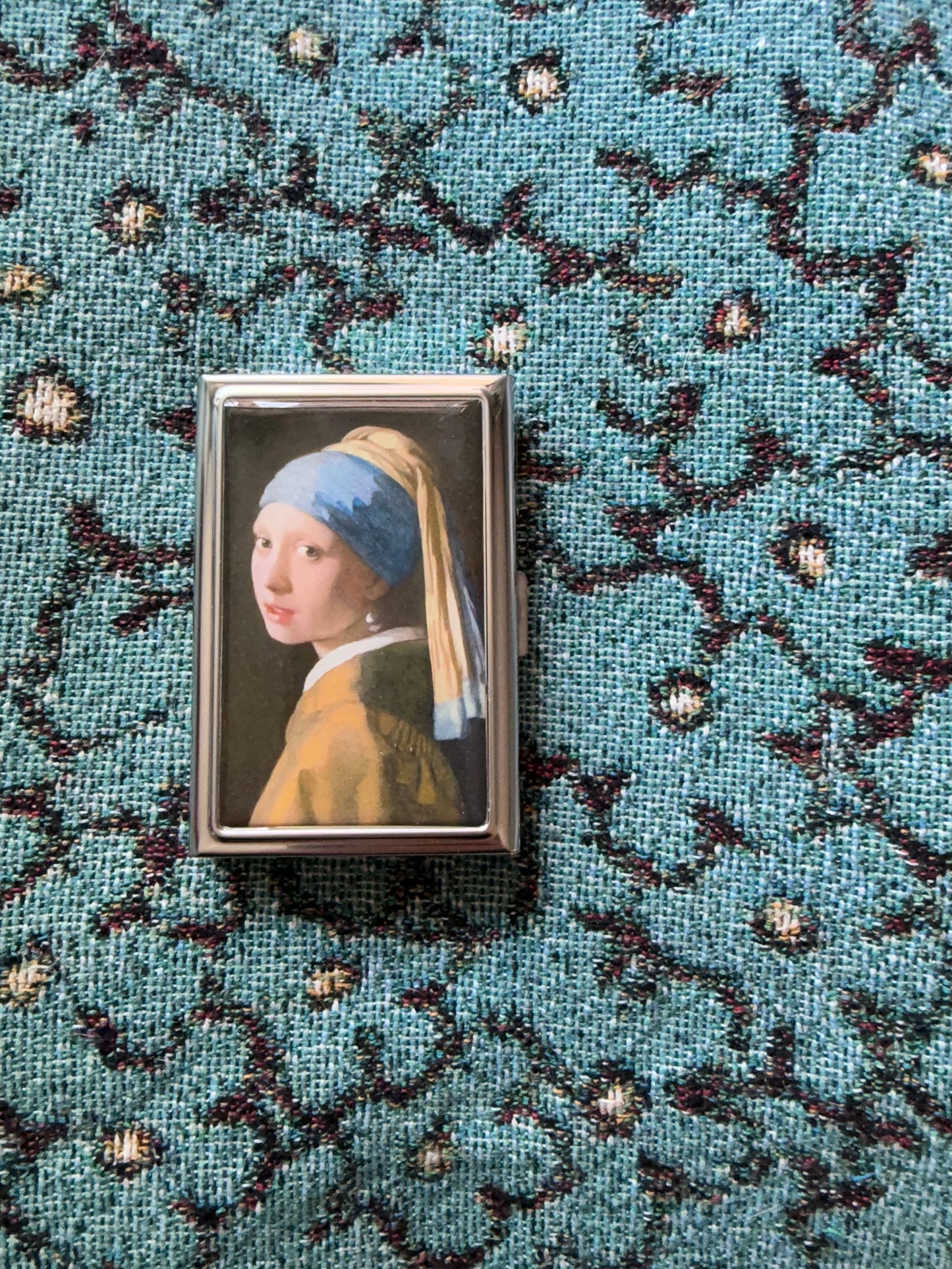 The Girl with the Pearl Earrings Card Holder OR Cigarette Case