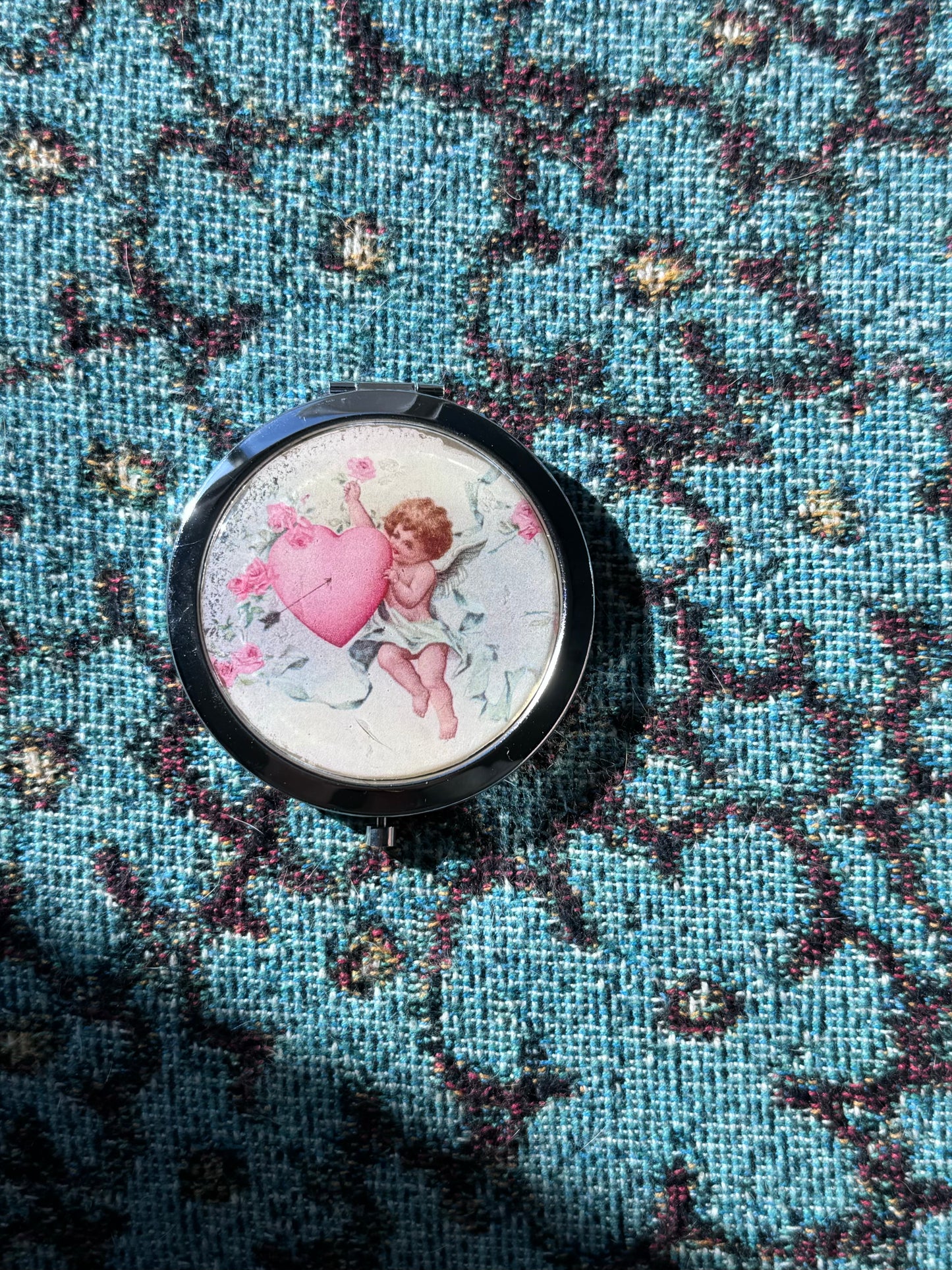 Cupid Compact Mirror OR Pill Box