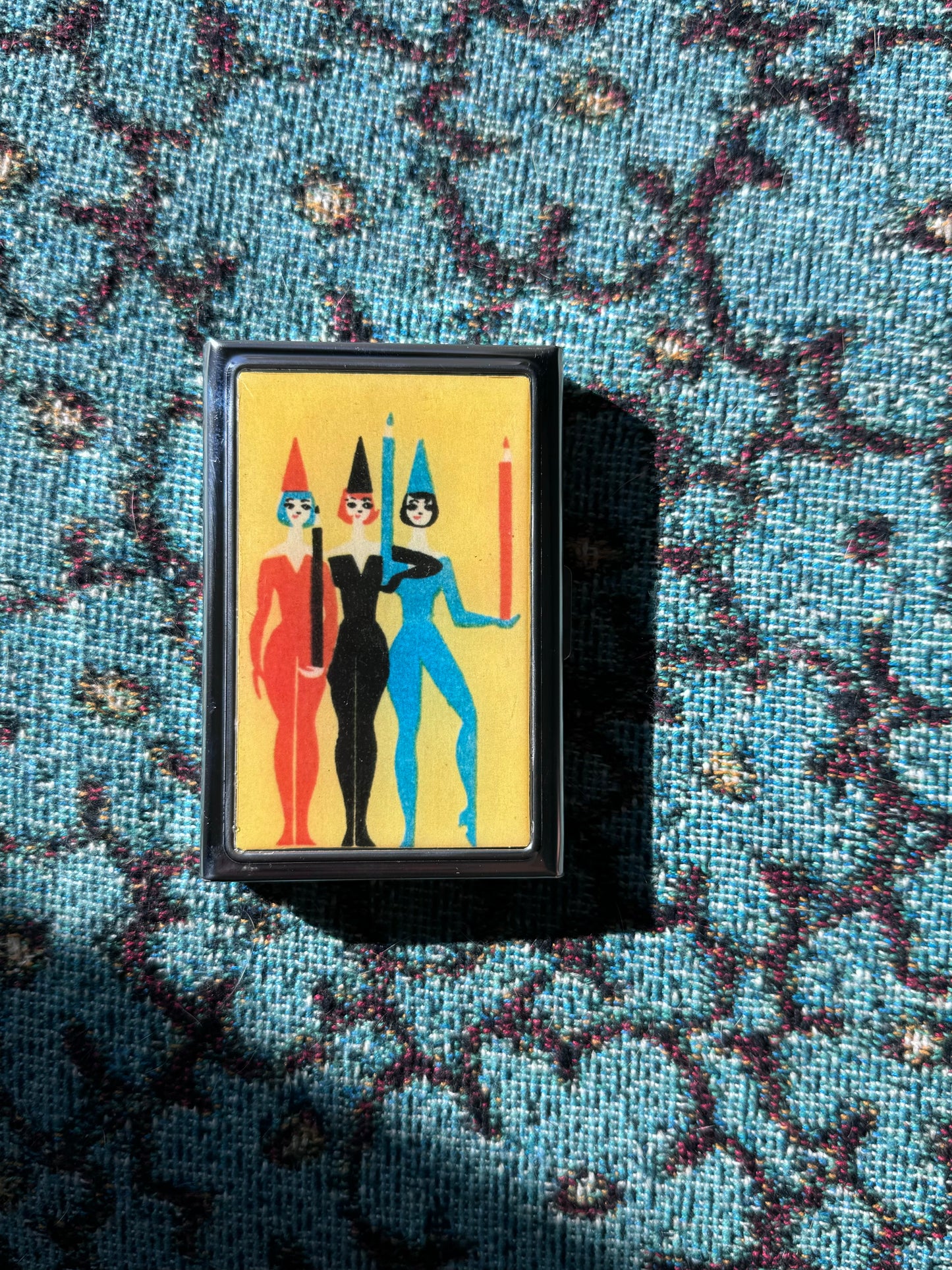 Vintage Matchbox Card Holder OR Cigarette Case