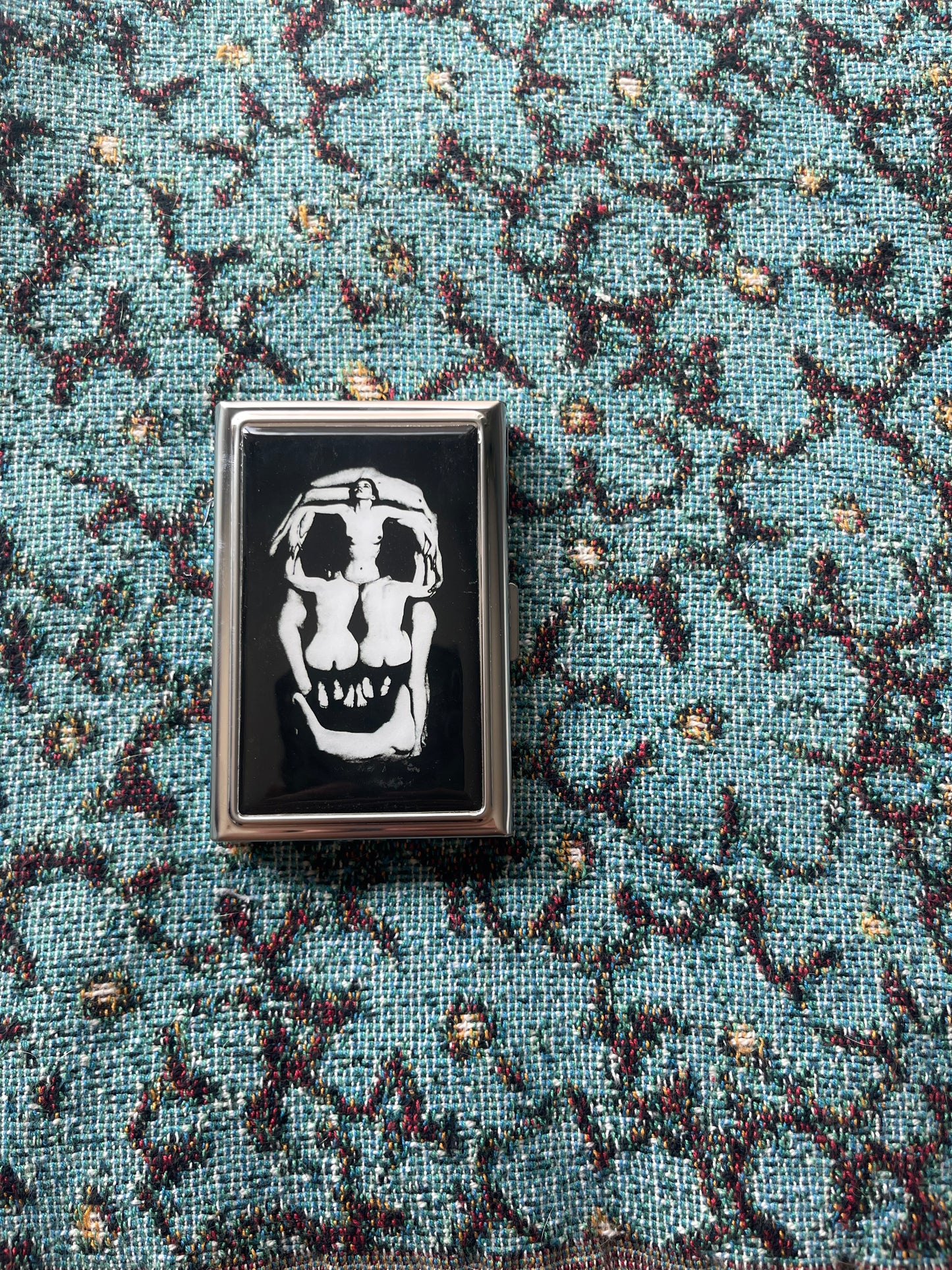 Woman’s Forming Skull Head Card Holder OR Cigarette Case