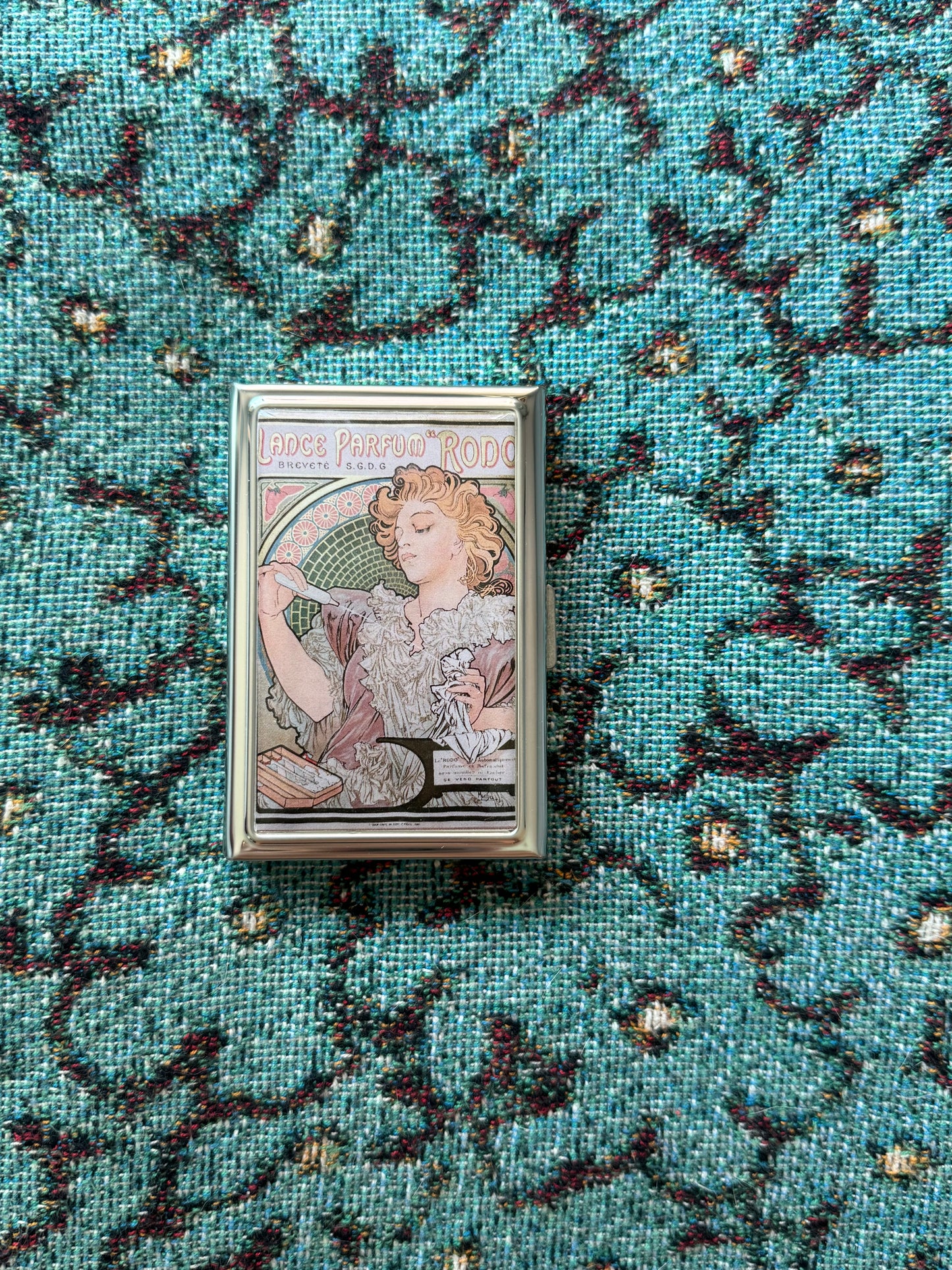 Alphonse Mucha Card Holder OR Cigarette Case