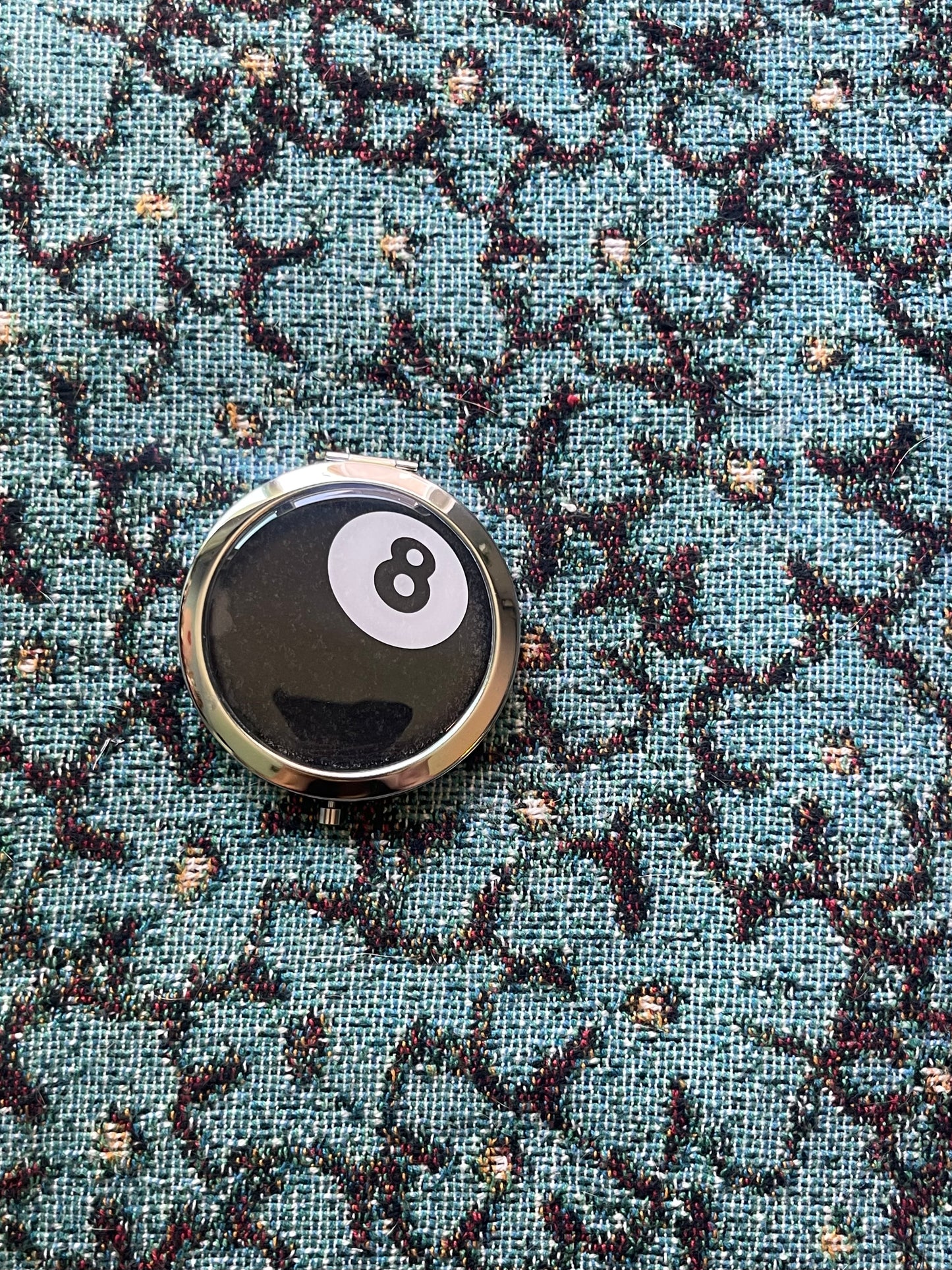 Eight Ball Compact Mirror OR Pill Box