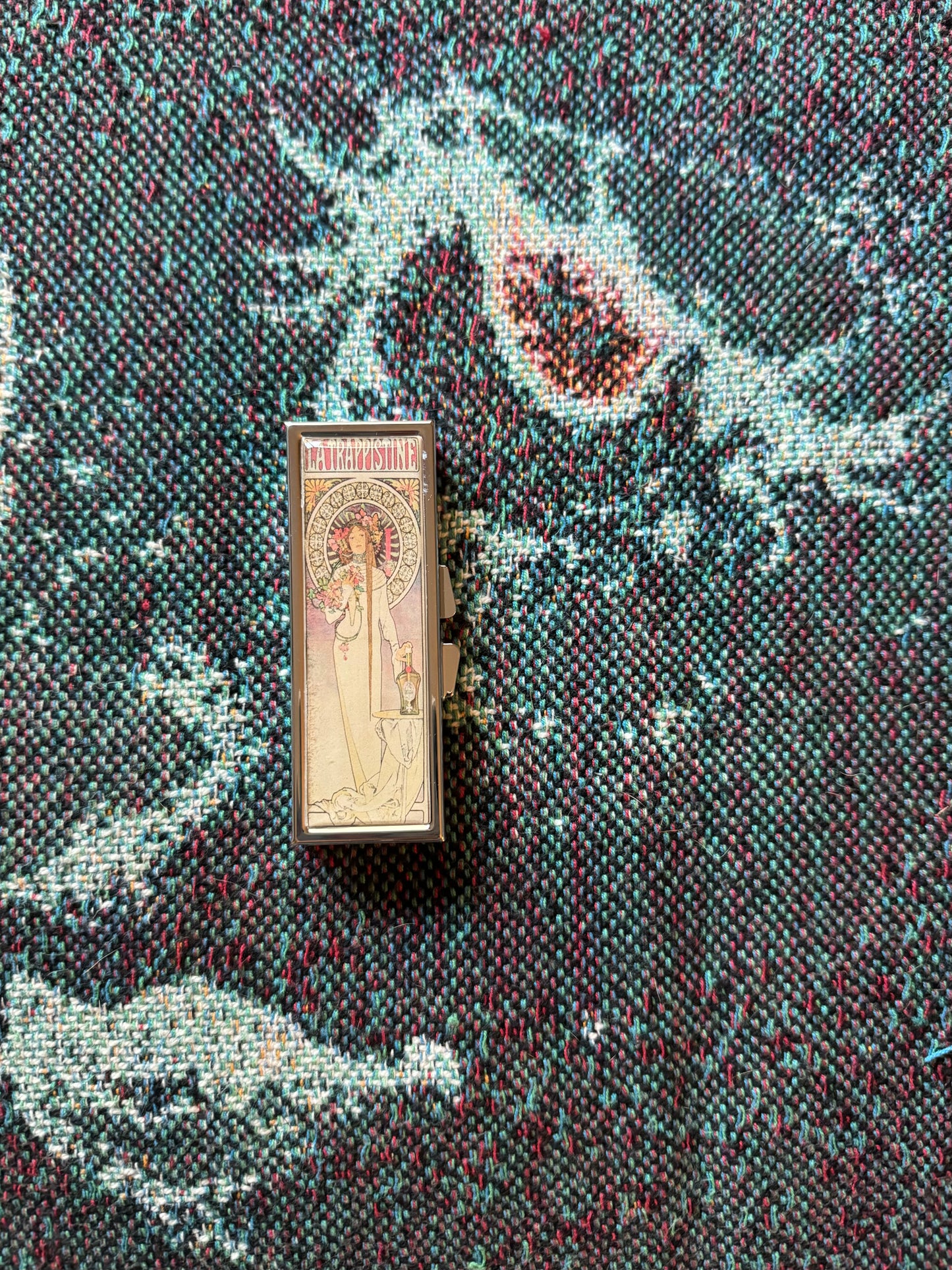 Alphonse Mucha Rectangle Pill Box