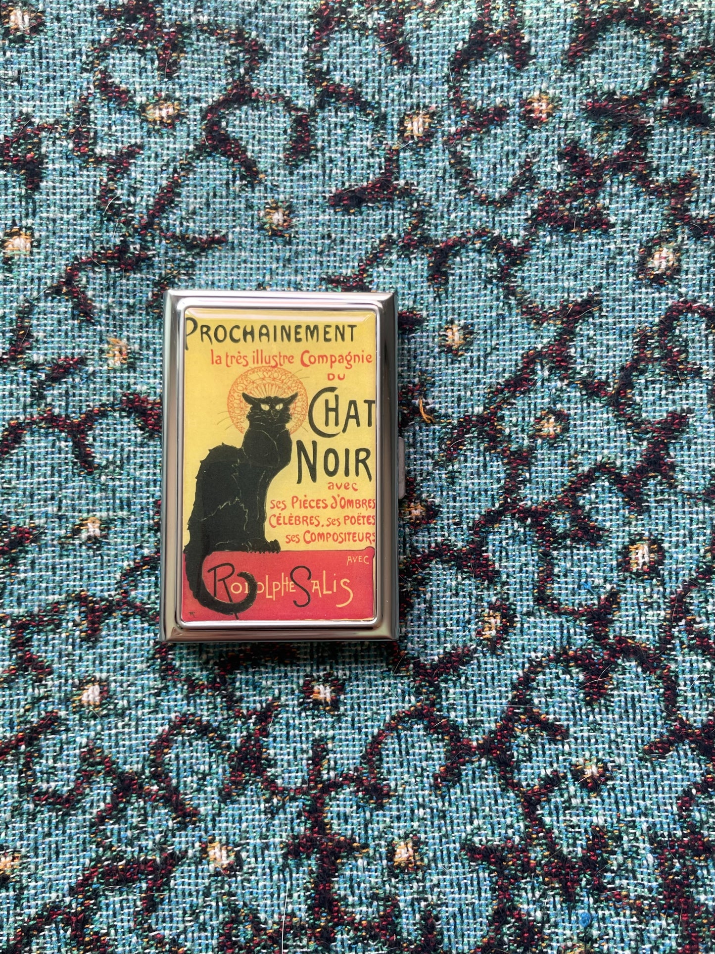 Chat Noir Card Holder OR Cigarette Case