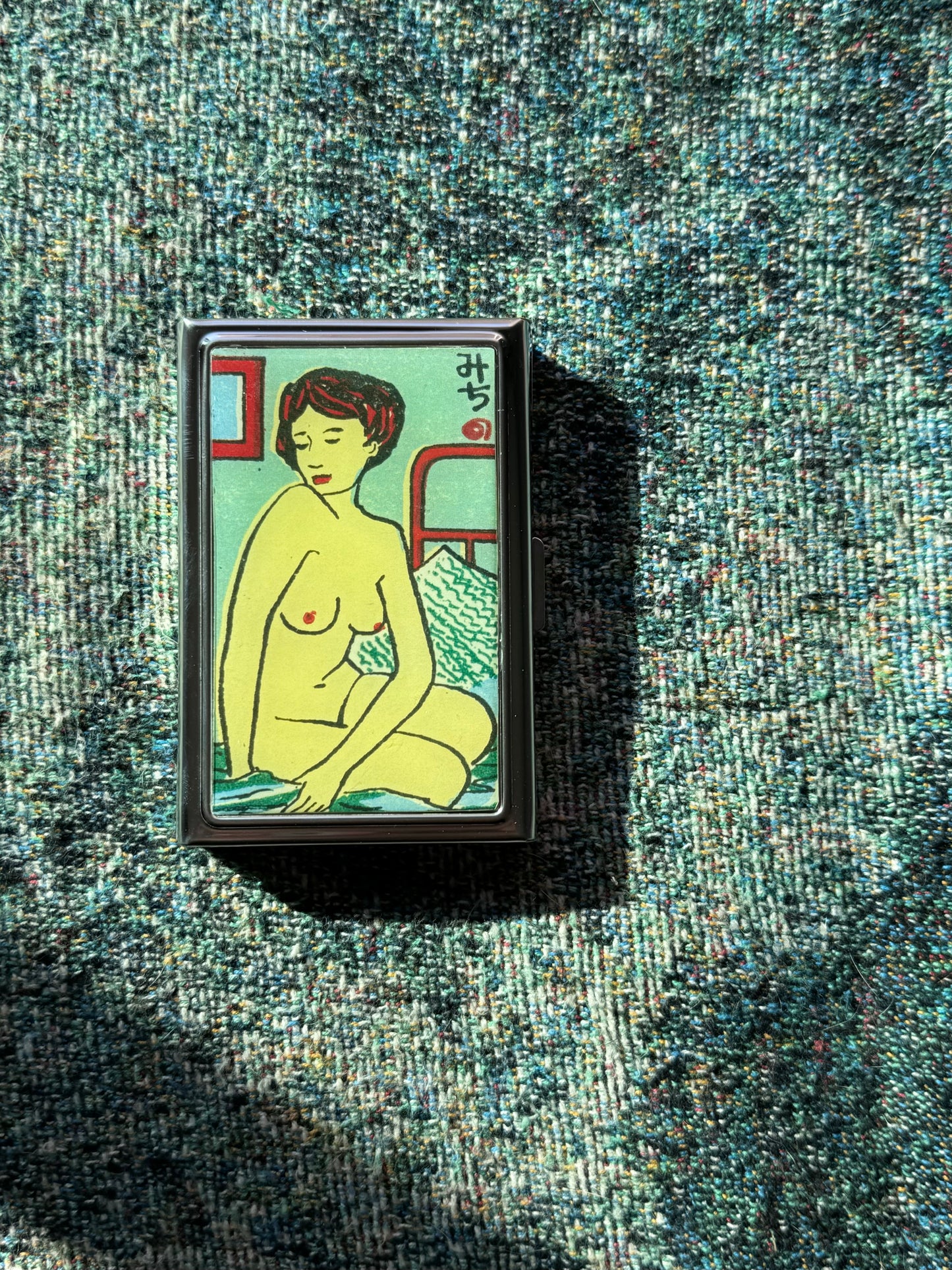 Japanese Matchbox Artwork Card Holder OR Cigarette Case