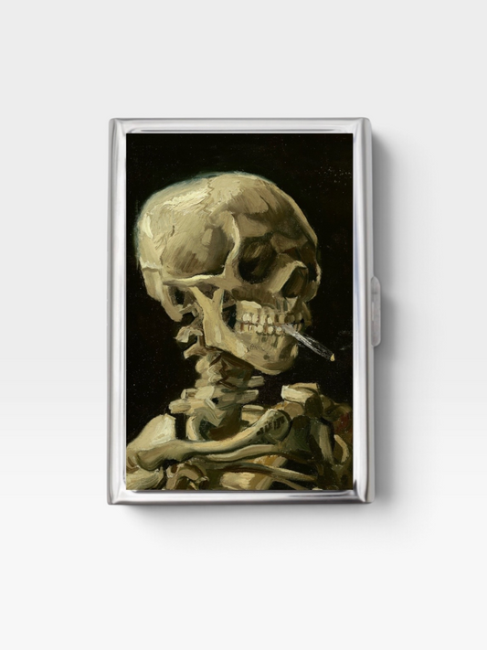 Skeleton Smoking Card Holder OR Cigarette Case