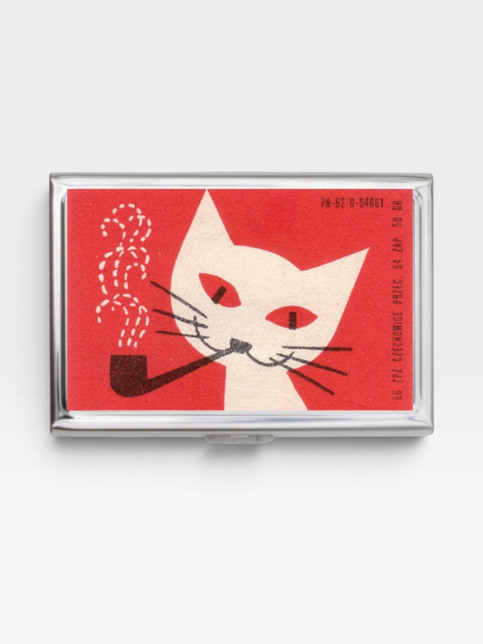Cat Stamp Card Holder OR Cigarette Case