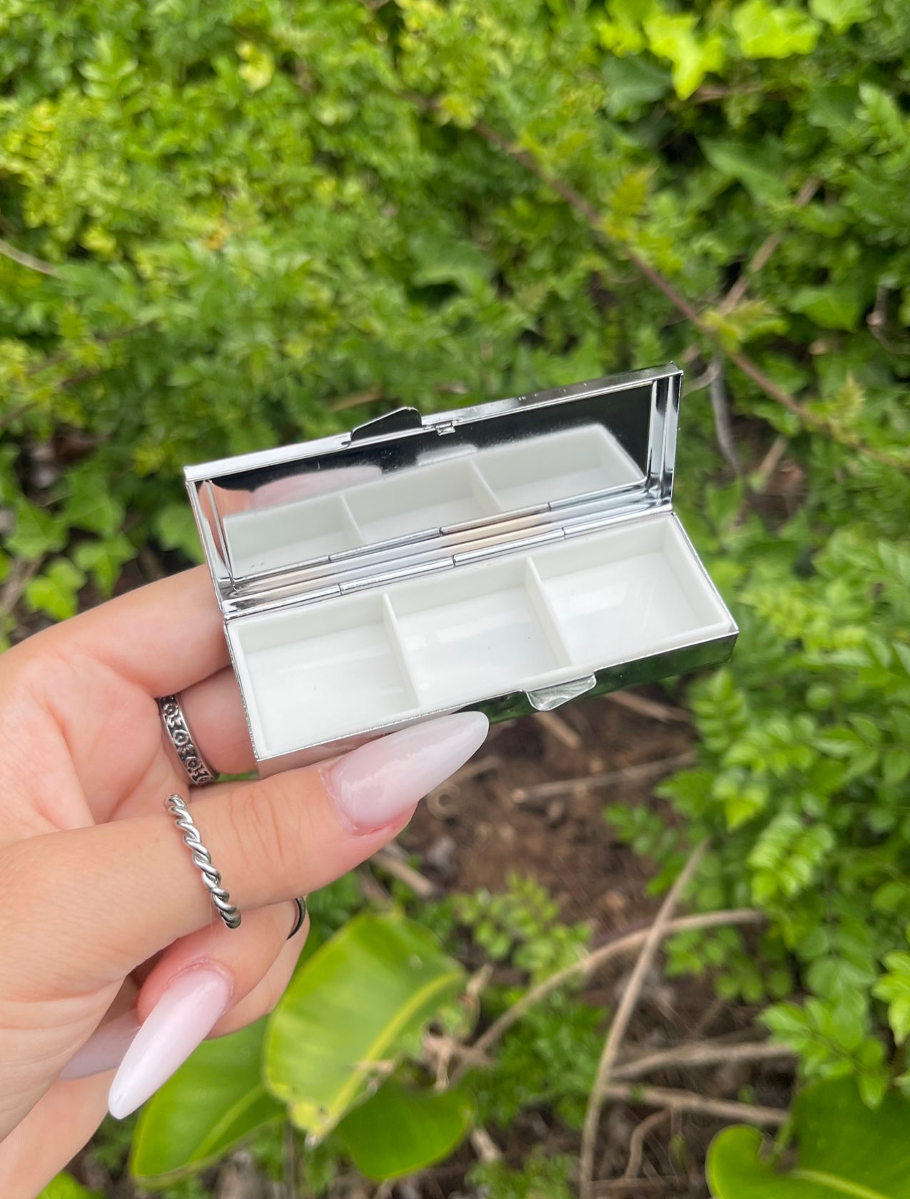 Nuns Smoking Rectangle Pill Box