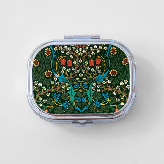 The Garden Happy Rectangle Pill Box