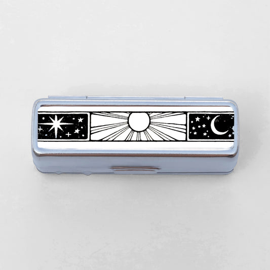 Sun, Moon and Stars Lipstick Case
