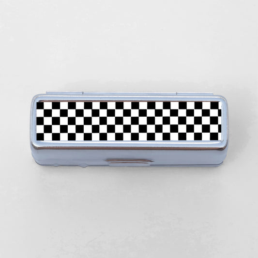 Checkered Lipstick Case