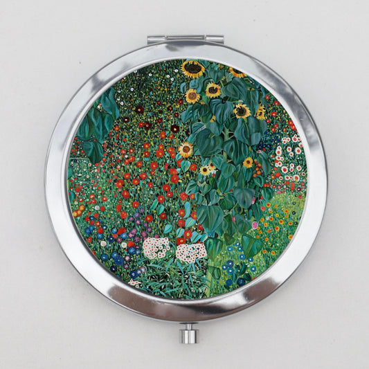 Farm Garden Compact Mirror OR Pill Case