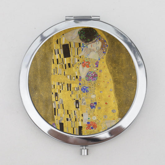 The Kiss Gustav Klimt Compact Mirror OR Pill Box