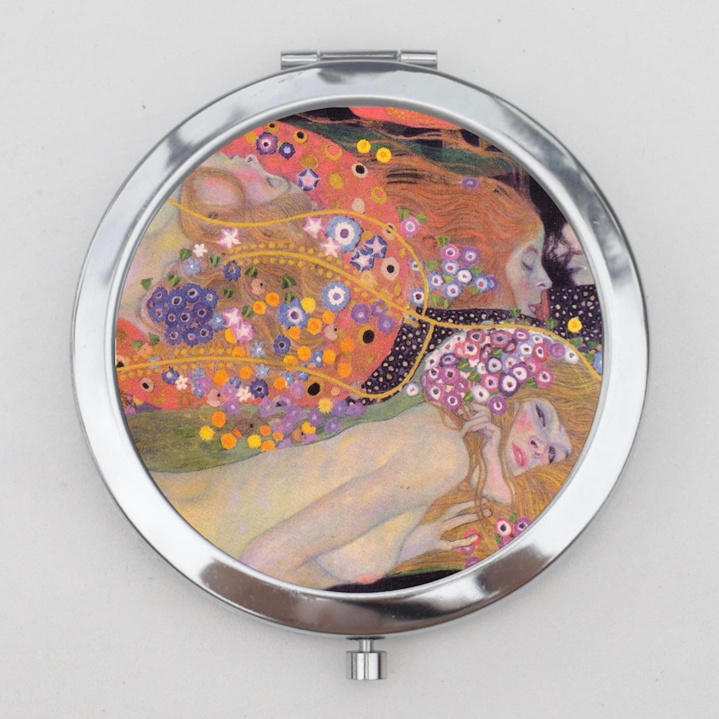 Water Serpents Gustav Klimt Compact Mirror OR Pill Case