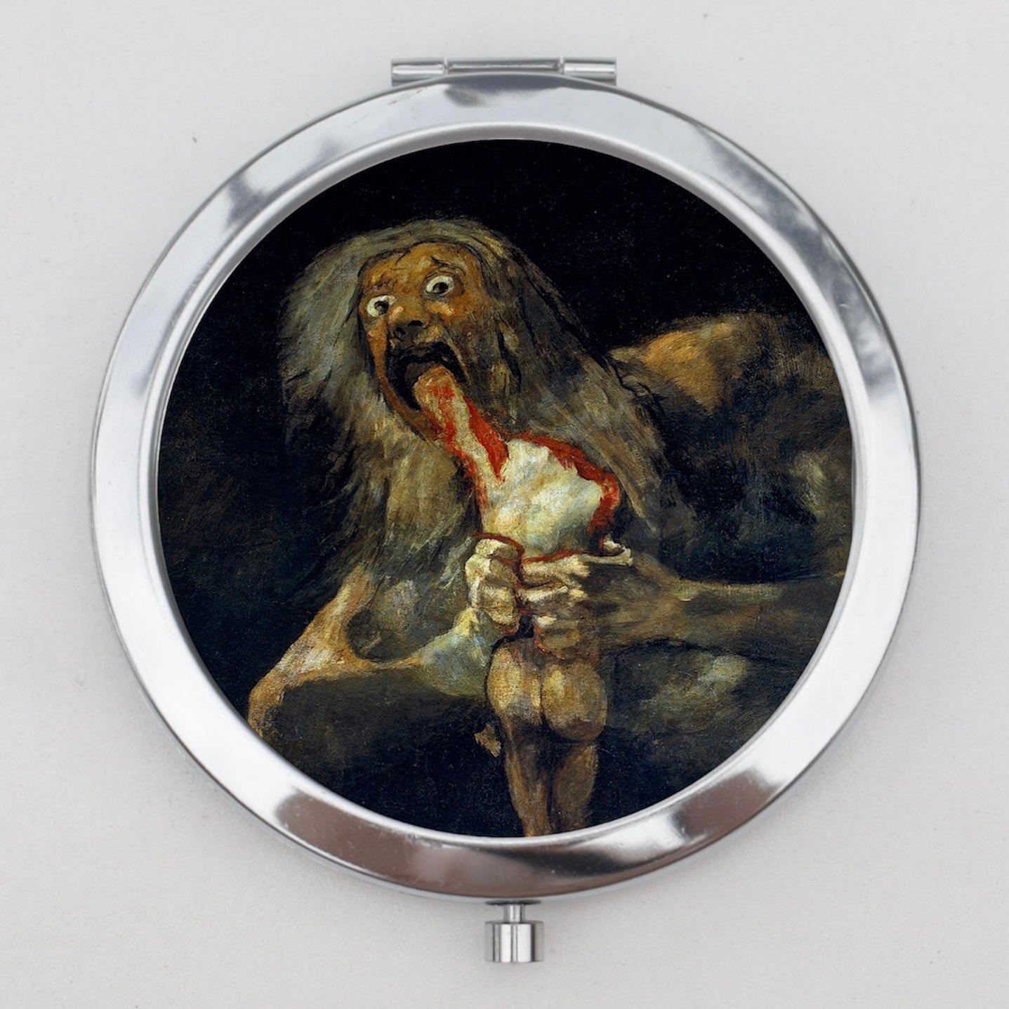 Saturn Devouring his Son Compact Mirror OR Pill Case