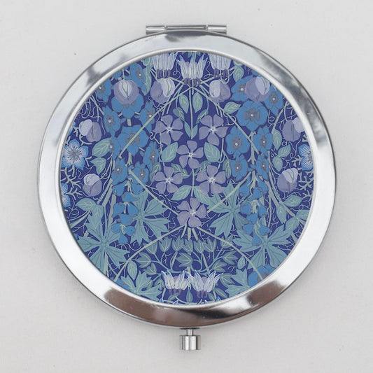 Floral Compact Mirror OR Pill Box