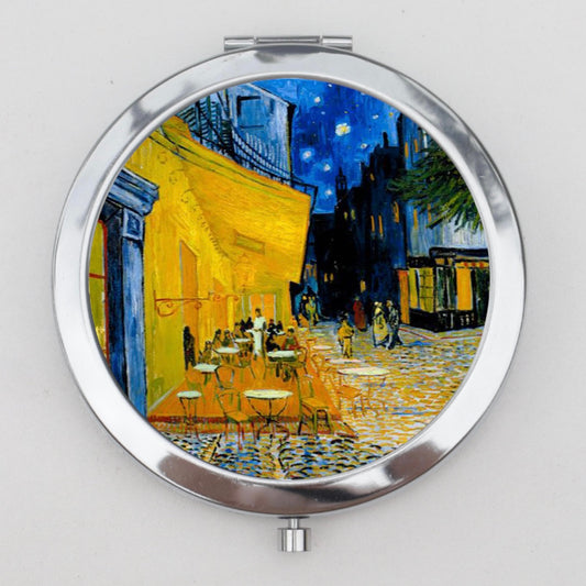 Cafe Terrace at Night Van Gogh Compact Mirror OR Pill Box