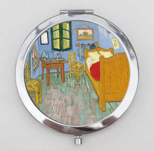 BedRoom in Arles Van Gogh Compact Mirror OR Pill Box