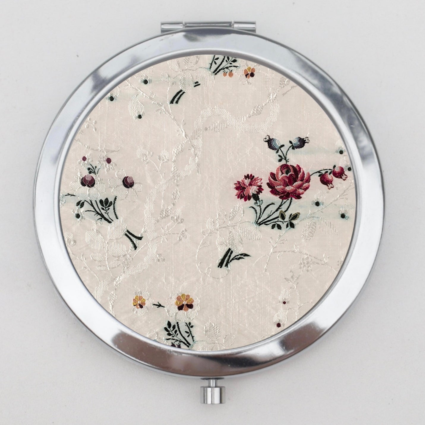 Coquette Rose Compact Mirror OR Pill Box