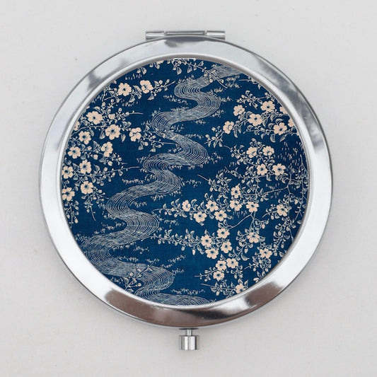 Flower River Compact Mirror OR Pill Box