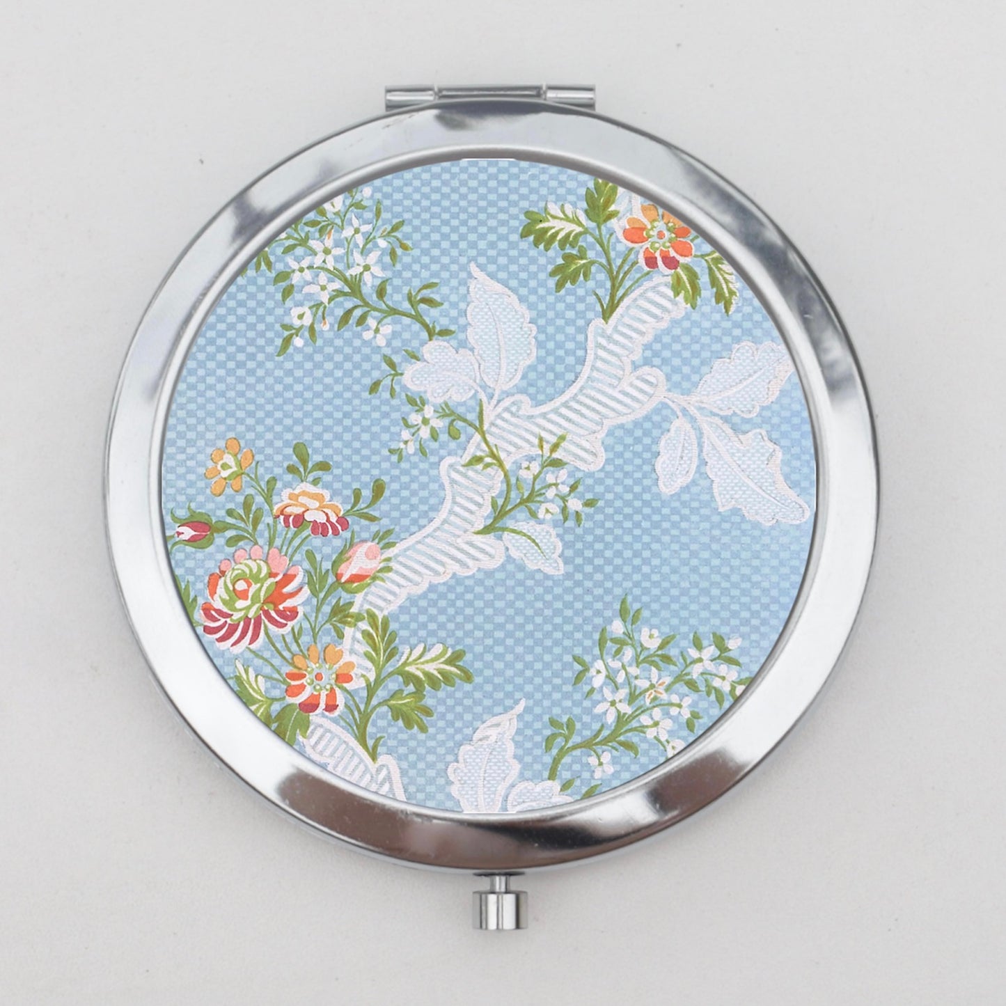 Coquette Flower Compact Mirror OR Pill Box