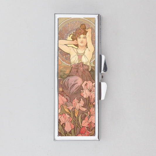 Alphonse Mucha Rectangle Pill Box