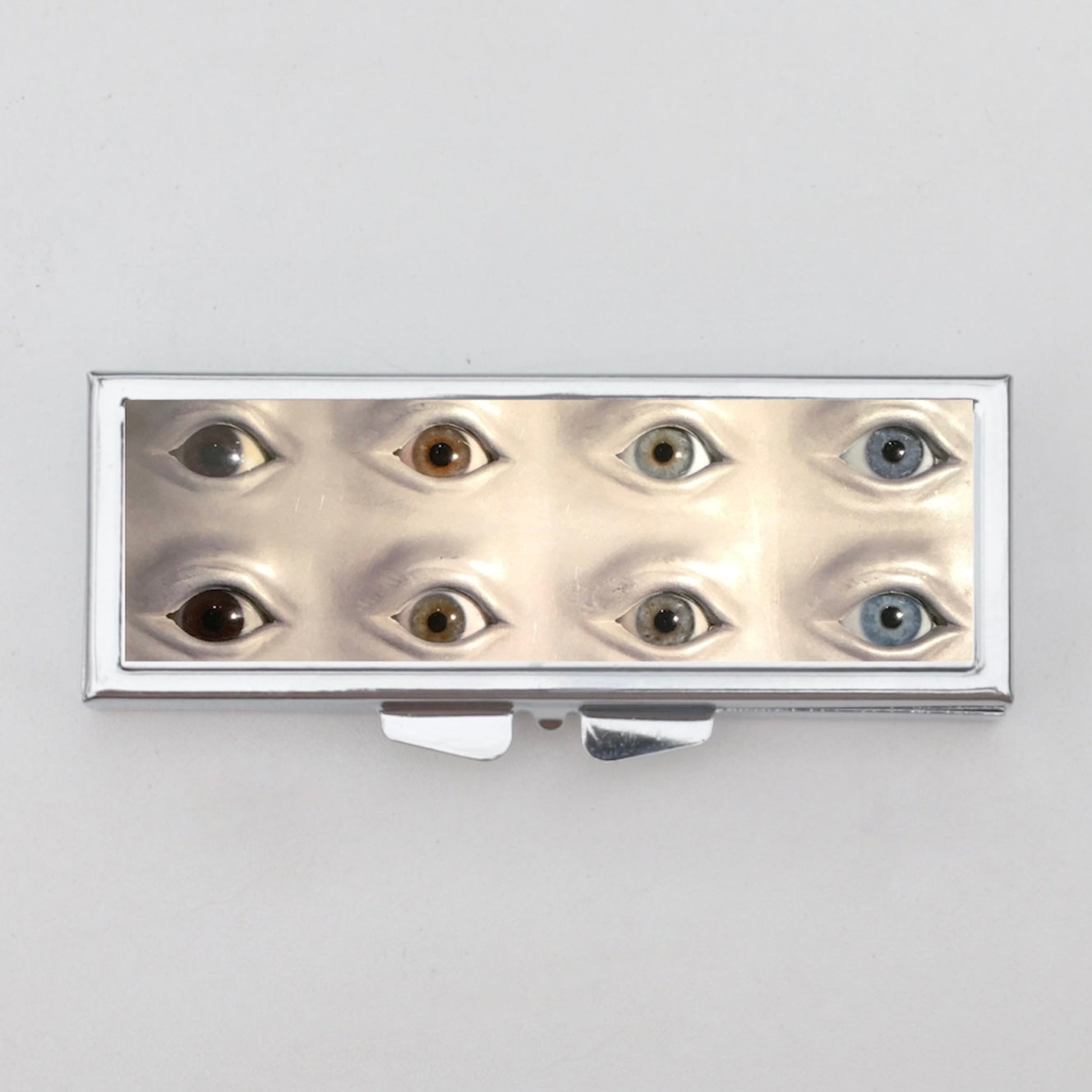 Eyes Rectangle Pill Box