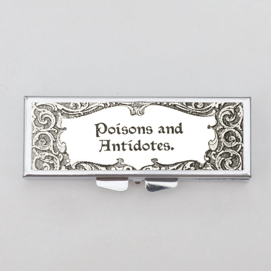 Poisons and Antidotes Rectangle Pill Box