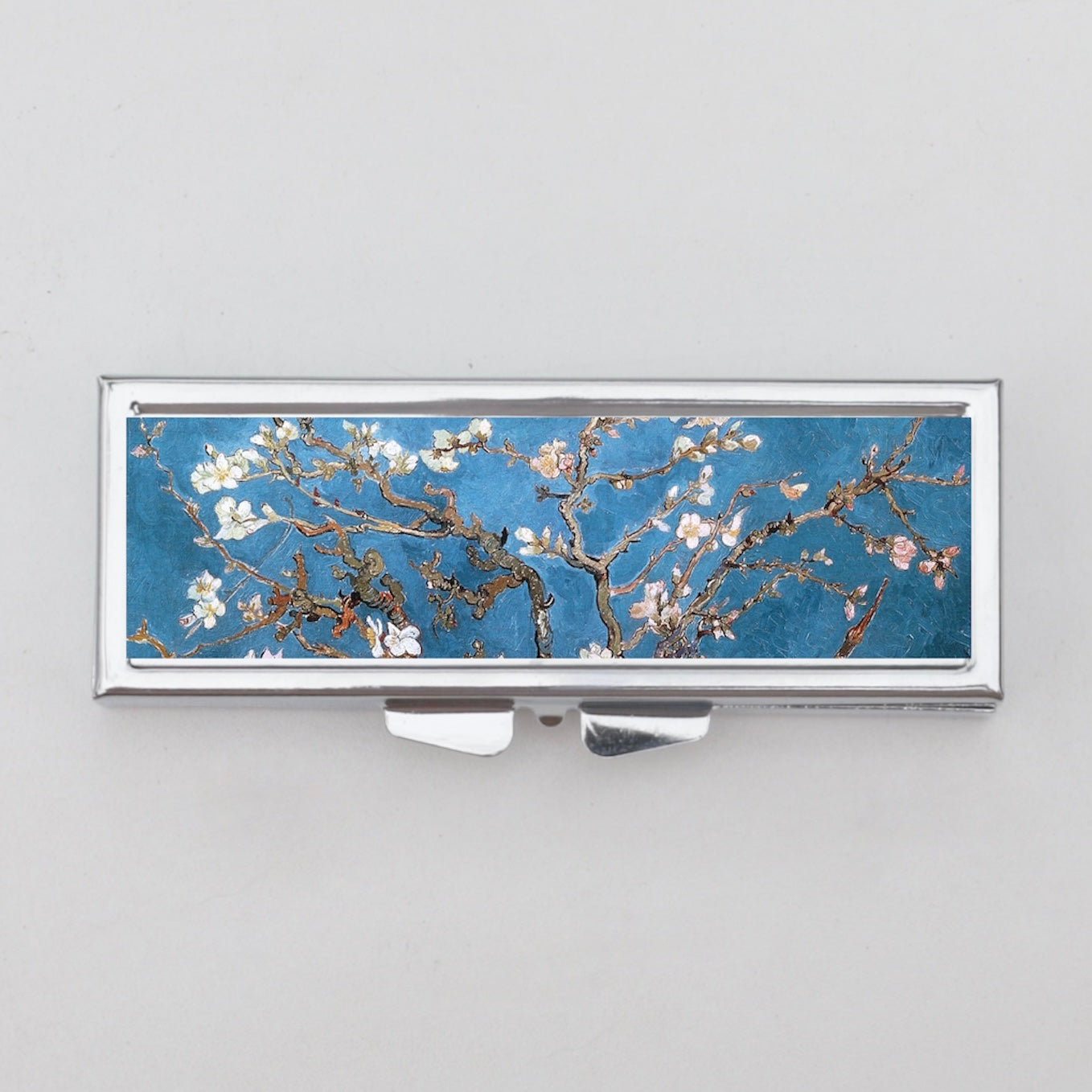 Almond Blossom Van Gogh Rectangle Compact Mirror OR Pill Box