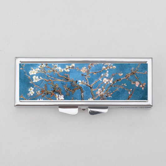 Almond Blossom Van Gogh Rectangle Compact Mirror OR Pill Box