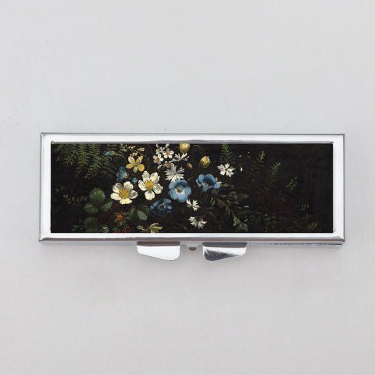 Flowers and Ferns Rectangle Pill Box