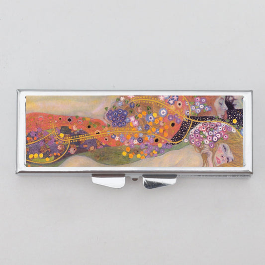 Water Serpents II Gustov Klimt Rectangle Pill Box