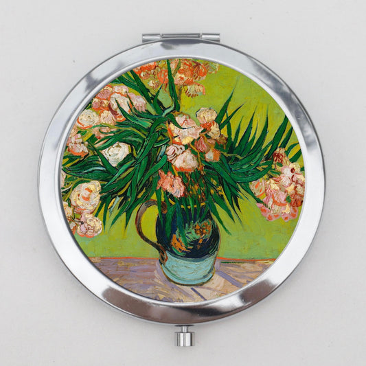 Oleanders Van Gogh Compact Mirror OR Pill Box