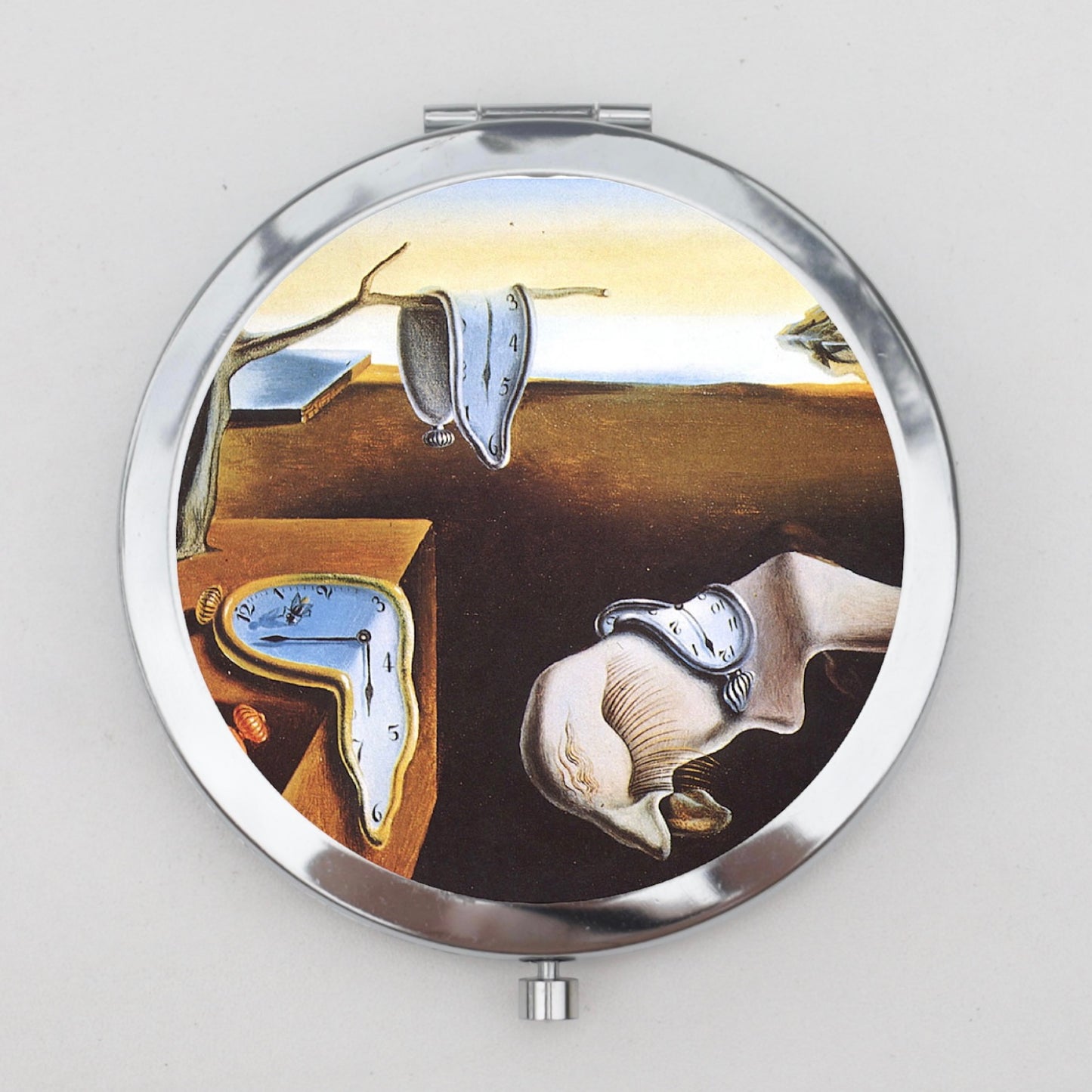 Persistance of Time Compact Mirror OR Pill Box