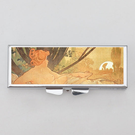 Mucha Rectangle Pill Box